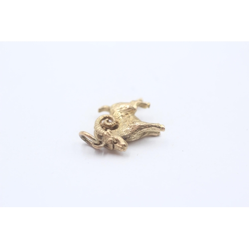 139 - 9ct Gold Ram Pendant (2.5g)