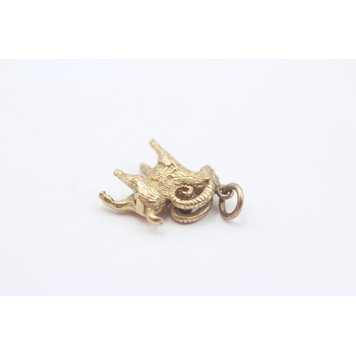 139 - 9ct Gold Ram Pendant (2.5g)