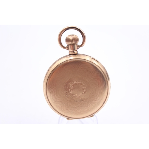 212 - ELGIN Gent's Rolled Gold Half Hunter POCKET WATCH Hand-wind WORKING