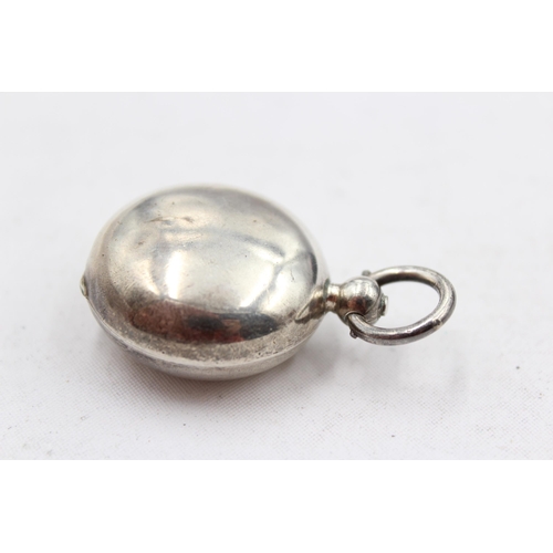 229 - Antique Victorian 1887 Birmingham STERLING SILVER Sovereign Vinaigrette (20g)