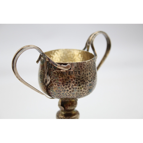 231 - Vintage Hallmarked 1925 London STERLING SILVER Replica of The Alexander Cup 54g