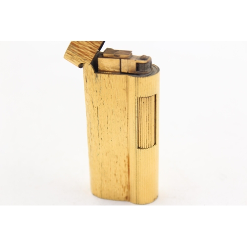 242 - DUNHILL Gold Plated Rolagas Cigarette Lighter Made In England (80g)