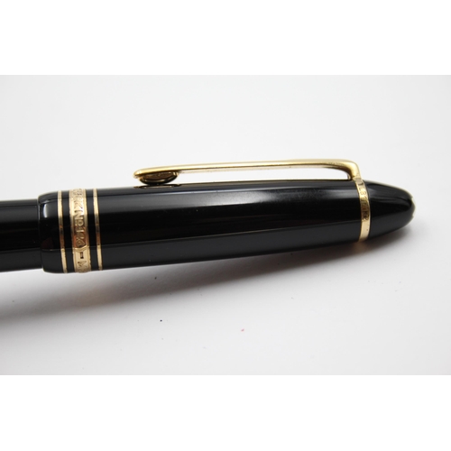 MONTBLANC Meisterstuck No.146 Black FOUNTAIN PEN w/ 14ct Nib