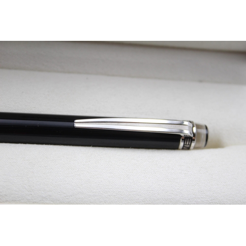 287 - MONTBLANC Starwalker Black Ballpoint Pen / Biro WRITING In Original Box