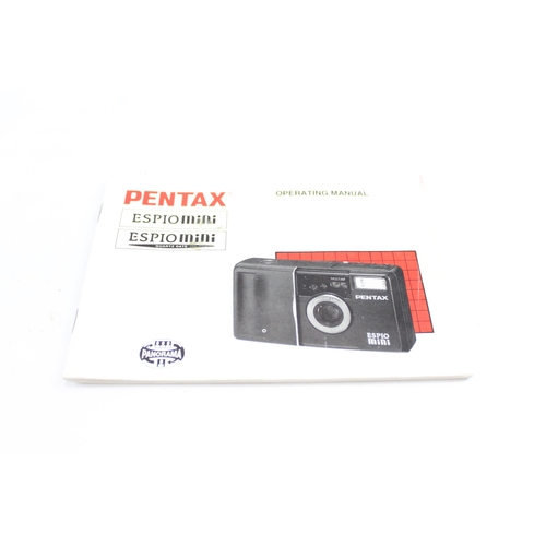 231 - Pentax Espio Mini COMPACT FILM CAMERA w/ 32mm F/3.5 Lens WORKING