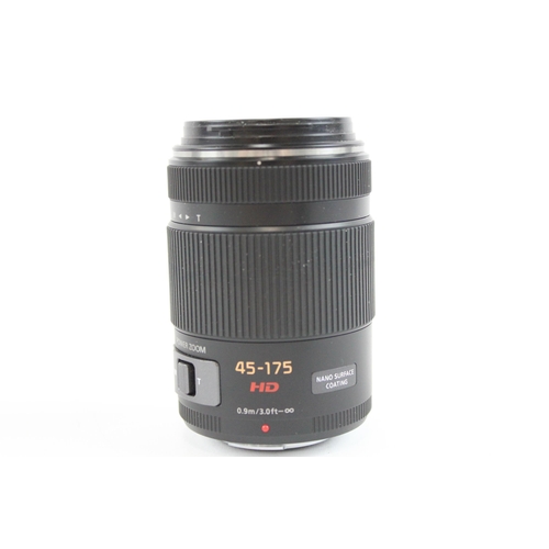 232 - Panasonic Lumix GX Vario 45-175mm Auto Focus CAMERA LENS - WORKING
