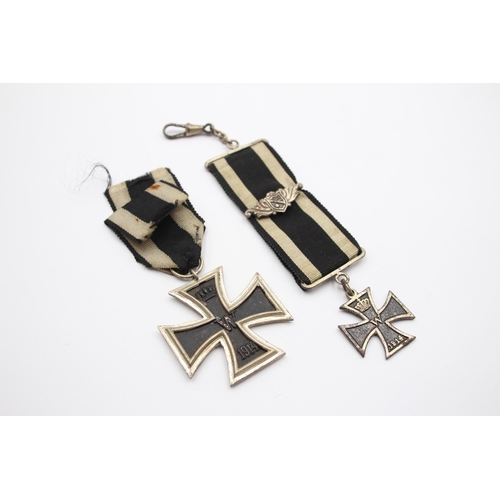 268 - WW1 German Iron Cross 2nd Class & Miniature