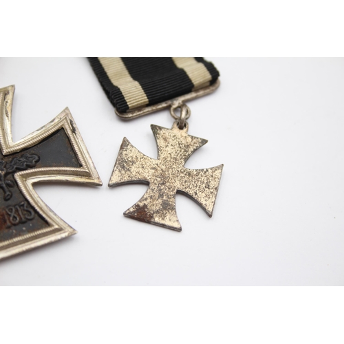 268 - WW1 German Iron Cross 2nd Class & Miniature