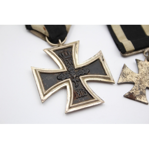 268 - WW1 German Iron Cross 2nd Class & Miniature