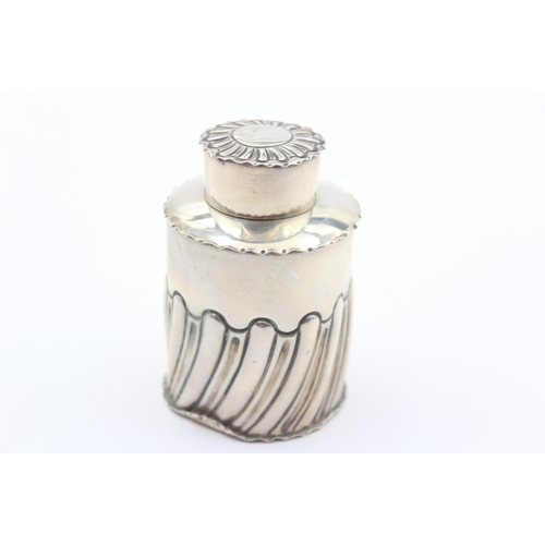 284 - Antique Edwardian Hallmarked 1903 Birmingham STERLING SILVER Vanity Jar (61g)