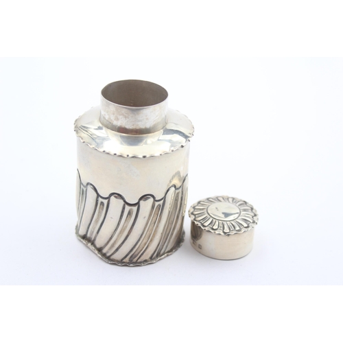 284 - Antique Edwardian Hallmarked 1903 Birmingham STERLING SILVER Vanity Jar (61g)