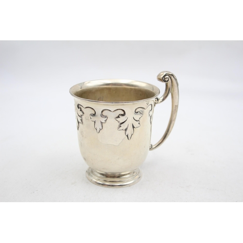 287 - Antique Arts & Crafts 1911 Birmingham STERLING SILVER Christening Cup (183g)