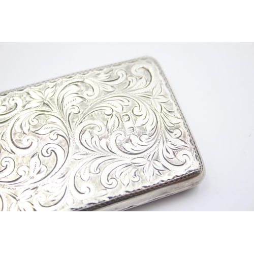 296 - Antique Victorian Hallmarked 1878 Birmingham STERLING SILVER Pocket Book (60g)