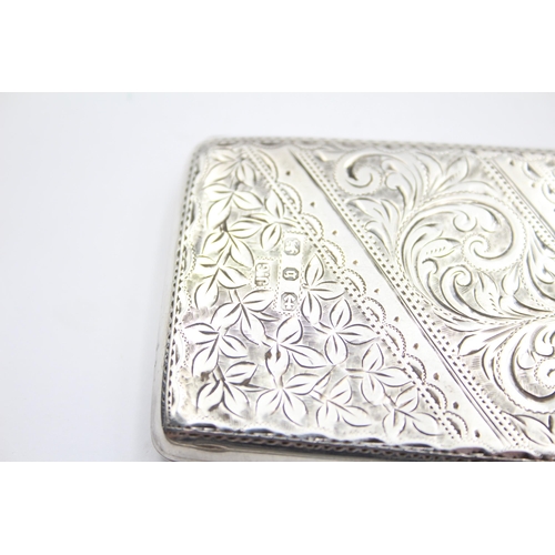 296 - Antique Victorian Hallmarked 1878 Birmingham STERLING SILVER Pocket Book (60g)