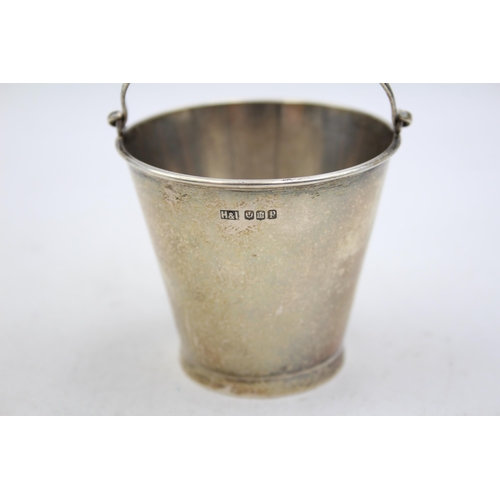 297 - Vintage Hallmarked 1970 Edinburgh STERLING SILVER Novelty Bucket & Shovel (109g)