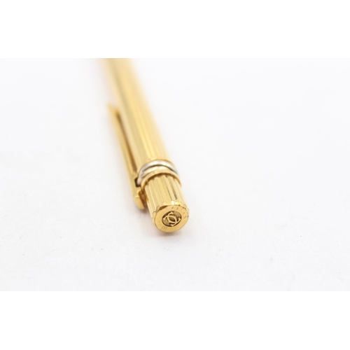 347 - Must De CARTIER Gold Plated Ballpoint Pen / Biro WRITING 645713 (33g)