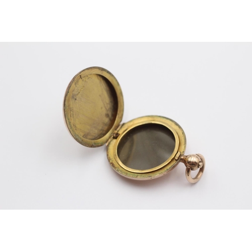 65 - 9ct Gold Back And Front Victorian Locket (7g)