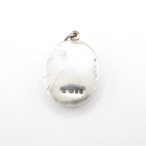 178 - Two Mid Century Modernist Silver Gemstone Set Rings And Two Pendants (88g)