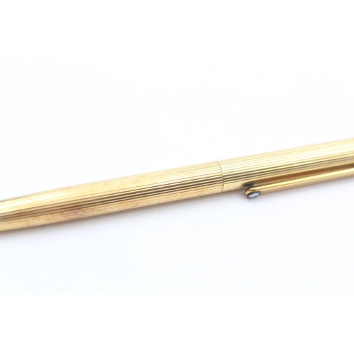 341 - MONTBLANC Gold Plated Ballpoint Pen / Biro WRITING (18g)