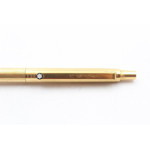 341 - MONTBLANC Gold Plated Ballpoint Pen / Biro WRITING (18g)