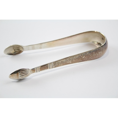 191 - Antique Hallmarked 1923 Imported STERLING SILVER Georg Jensen Sugar Tongs (38g)