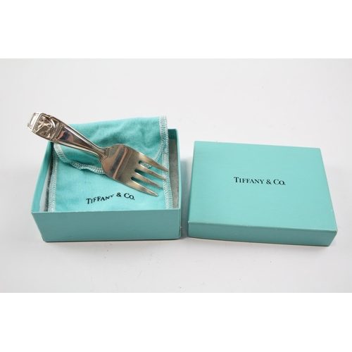 208 - TIFFANY & CO. Hallmarked .925 Sterling Silver Baby Fork In Original Box (33g)