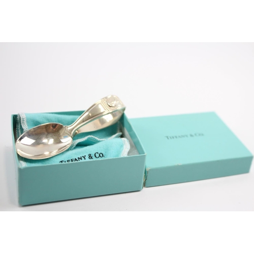 209 - TIFFANY & CO. Hallmarked .925 Sterling Silver Baby Spoon In Original Box (33g)