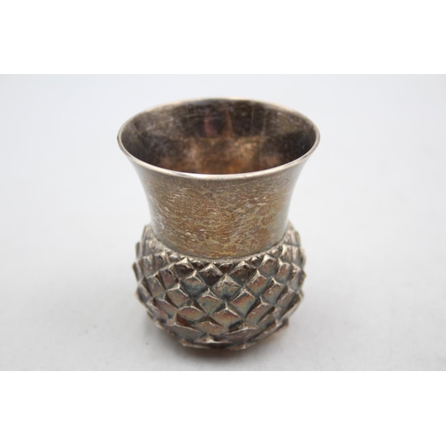 273 - Vintage Hallmarked 1995 Edinburgh Sterling Silver Pineapple Drinking Cup (127g)