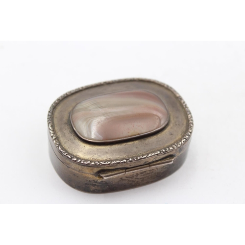 275 - Victorian Hallmarked 1898 Edinburgh Sterling Silver Trinket / Snuff Box (46g)