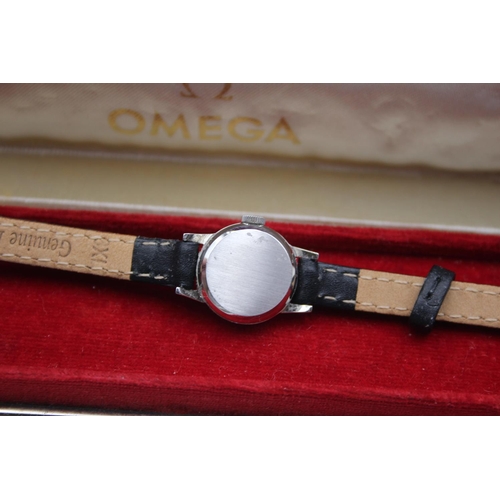 280 - OMEGA Women's Vintage WRISTWATCH Hand-wind WORKING Boxed