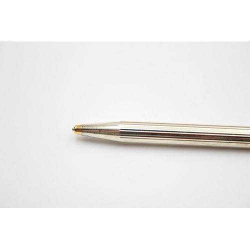 304 - S.T DUPONT Silver Plated Cased Ballpoint Pen / Biro In Original Box WRITING 26g