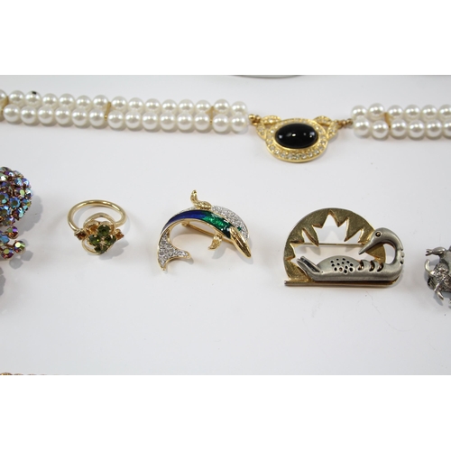 161 - 10 Assorted Branded Jewellery Pieces Including Calvin Klein And Swarovski