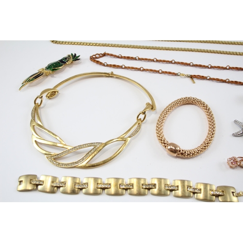 164 - 10 Assorted Branded Jewellery Pieces Including Swarovski And Monet