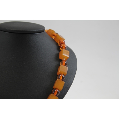 169 - A Single Strand Bakelite Bead Necklace