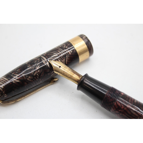 342 - Vintage CONWAY STEWART Executive 60 FOUNTAIN PEN w/ 14ct Gold Nib WRITING