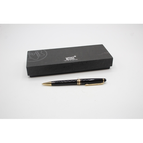 345 - MONTBLANC Meisterstuck Black Ballpoint Pen / Biro - WRITING Boxed -CM13298