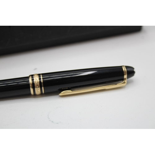 345 - MONTBLANC Meisterstuck Black Ballpoint Pen / Biro - WRITING Boxed -CM13298