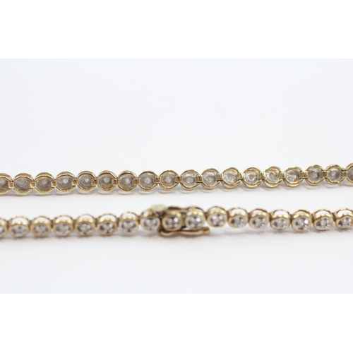 30 - 9ct Gold Diamond Bracelet (5.7g)