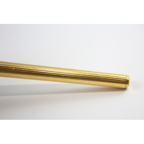 310 - MUST DE CARTIER Paris Gold Plated Ballpoint Pen / Biro Original Box - 800138 32g