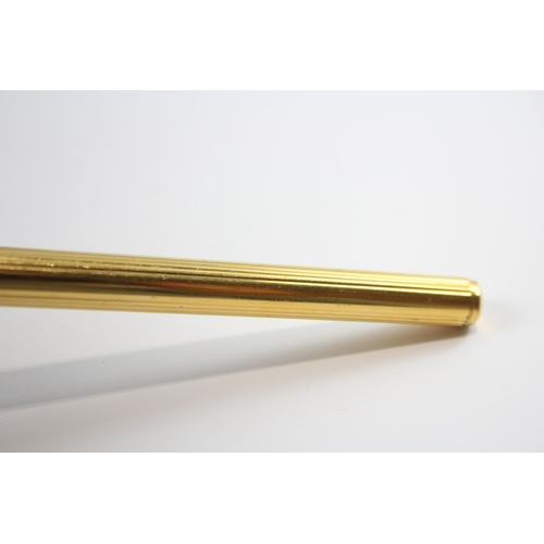 310 - MUST DE CARTIER Paris Gold Plated Ballpoint Pen / Biro Original Box - 800138 32g