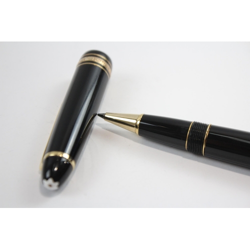 315 - MONTBLANC Meisterstuck Black Rollerball Pen In Original Box - KP1069704