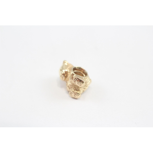 139 - 14ct Gold Pandora Bear Charm (3.9g)