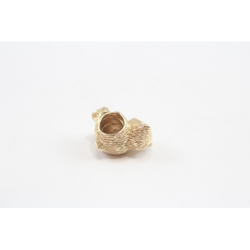 139 - 14ct Gold Pandora Bear Charm (3.9g)