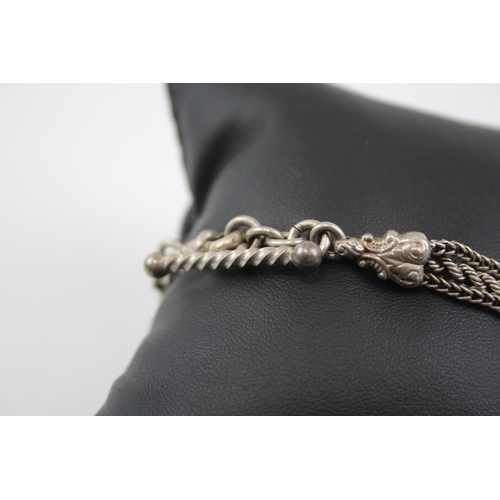 207 - Silver Albertina Watch Chain Bracelet Conversion