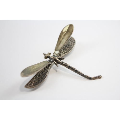 212 - Silver Dragonfly Brooch By Maker Andea Jewellery