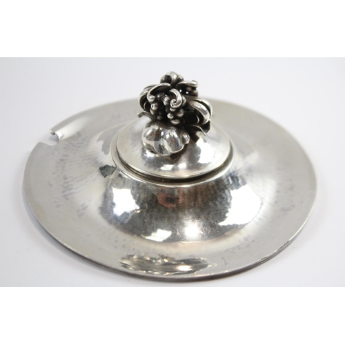 264 - Georg Jensen .925 Sterling Silver Denmark Teapot Lid w/ Ornate Finale (131g)