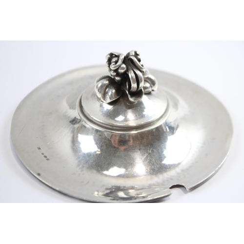 264 - Georg Jensen .925 Sterling Silver Denmark Teapot Lid w/ Ornate Finale (131g)