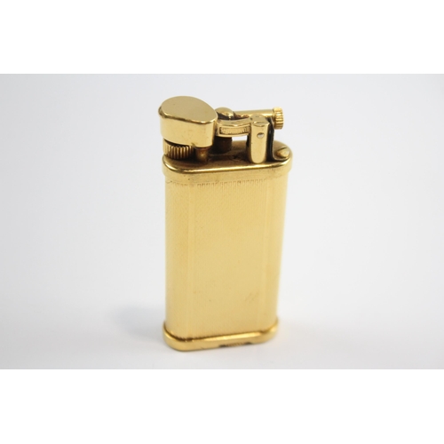 274 - DUNHILL Unique Gold Plated Lift Arm Cigarette Lighter (70g)