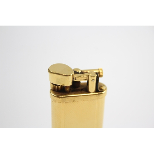 274 - DUNHILL Unique Gold Plated Lift Arm Cigarette Lighter (70g)