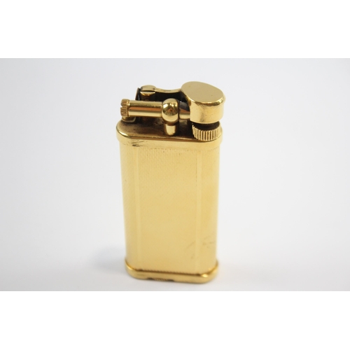 274 - DUNHILL Unique Gold Plated Lift Arm Cigarette Lighter (70g)